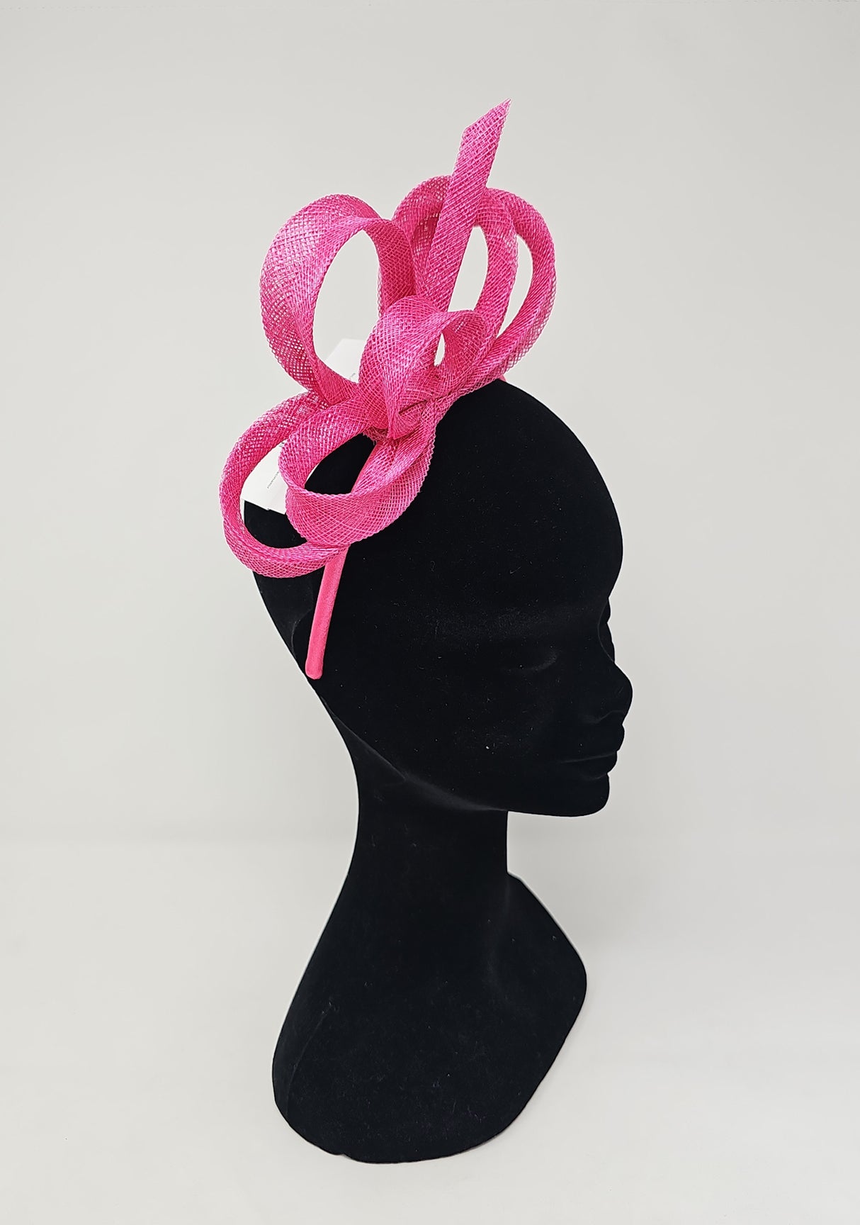 Lipstick Pink Loop Hairband Fascinator