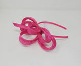 Lipstick Pink Loop Hairband Fascinator