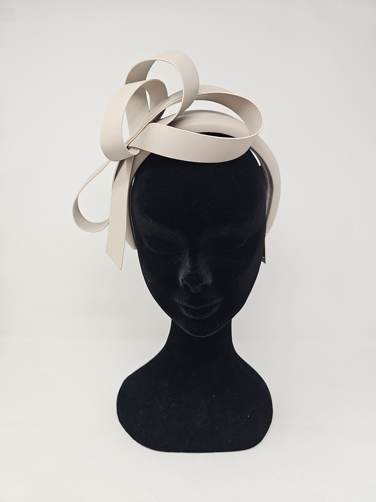 Praline Leatherette Bow Hairband Fascinator