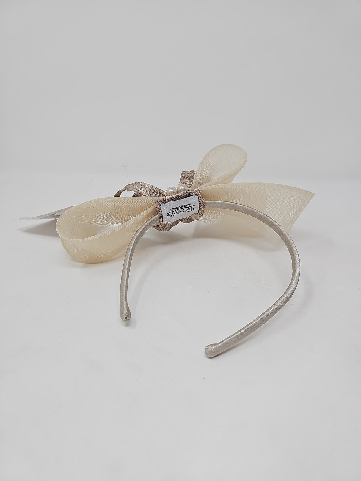 Almond Bow Loop Hairband Fascinator