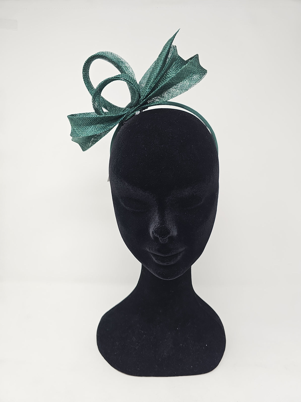 Pine Green Loop Hairband Fascinator
