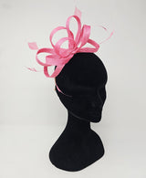 Flamingo Looped Feather Hairband Fascinator