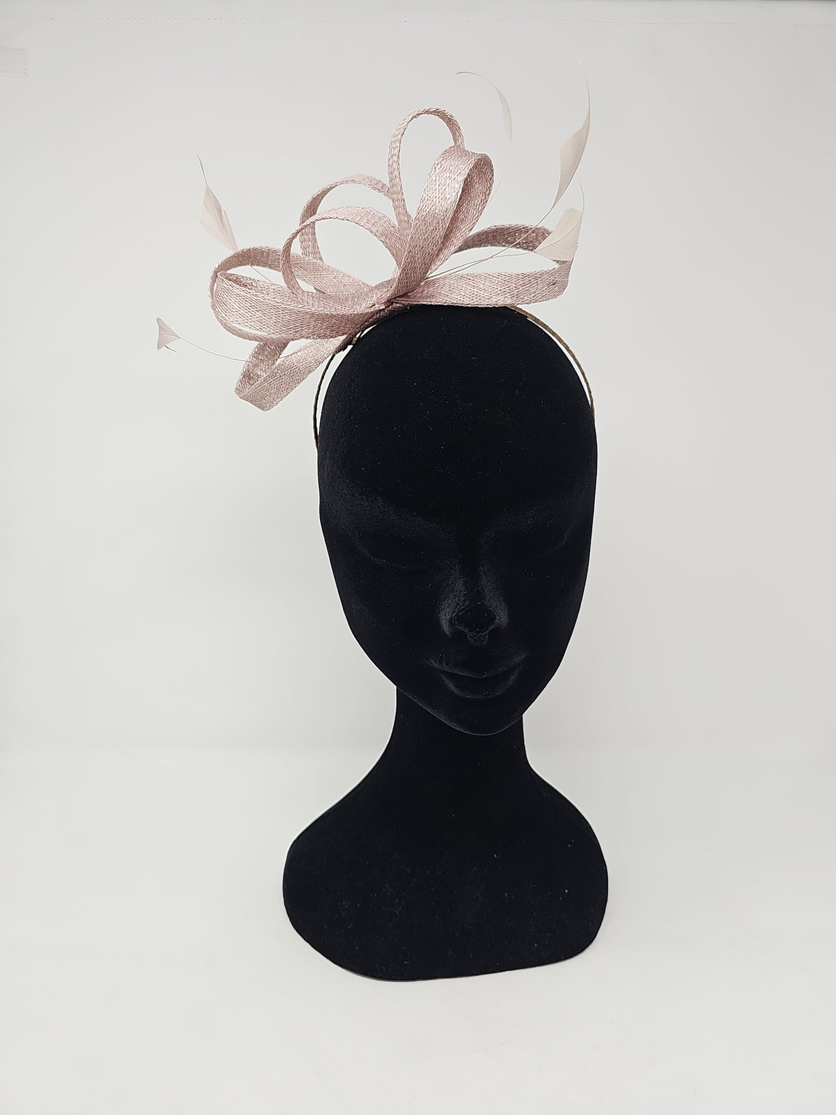 Truffle Looped Feather Hairband Fascinator