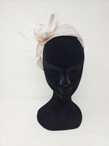 Praline Looped Feather Hairband Fascinator