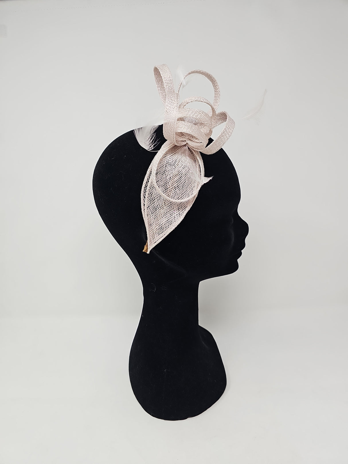 Praline Looped Feather Hairband Fascinator