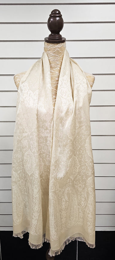 Gold Baroque Silk Feel Scarf