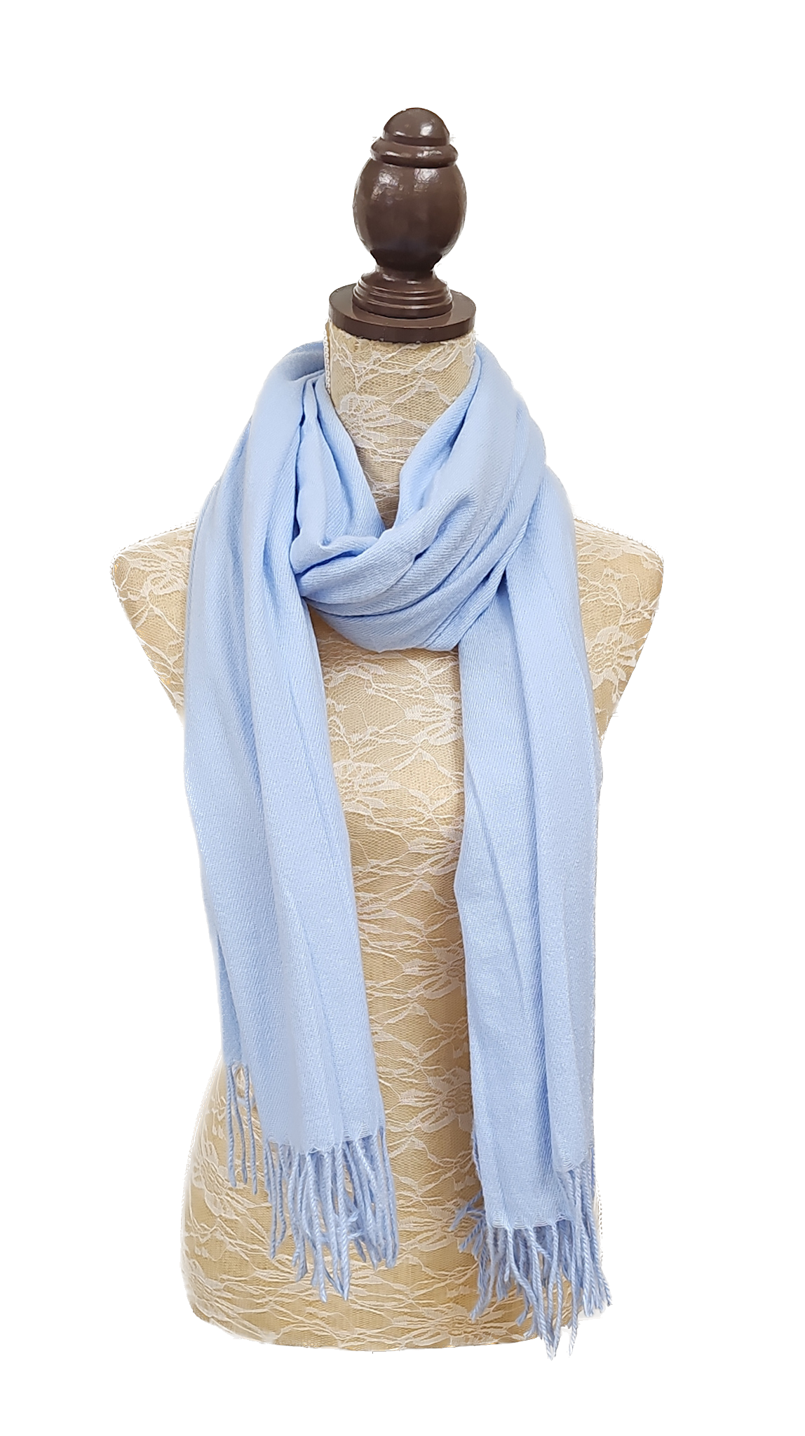 Light Sky Blue Soft Feel Pashmina Scarf