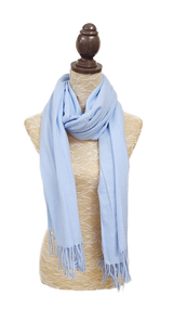 Light Sky Blue Soft Feel Pashmina Scarf