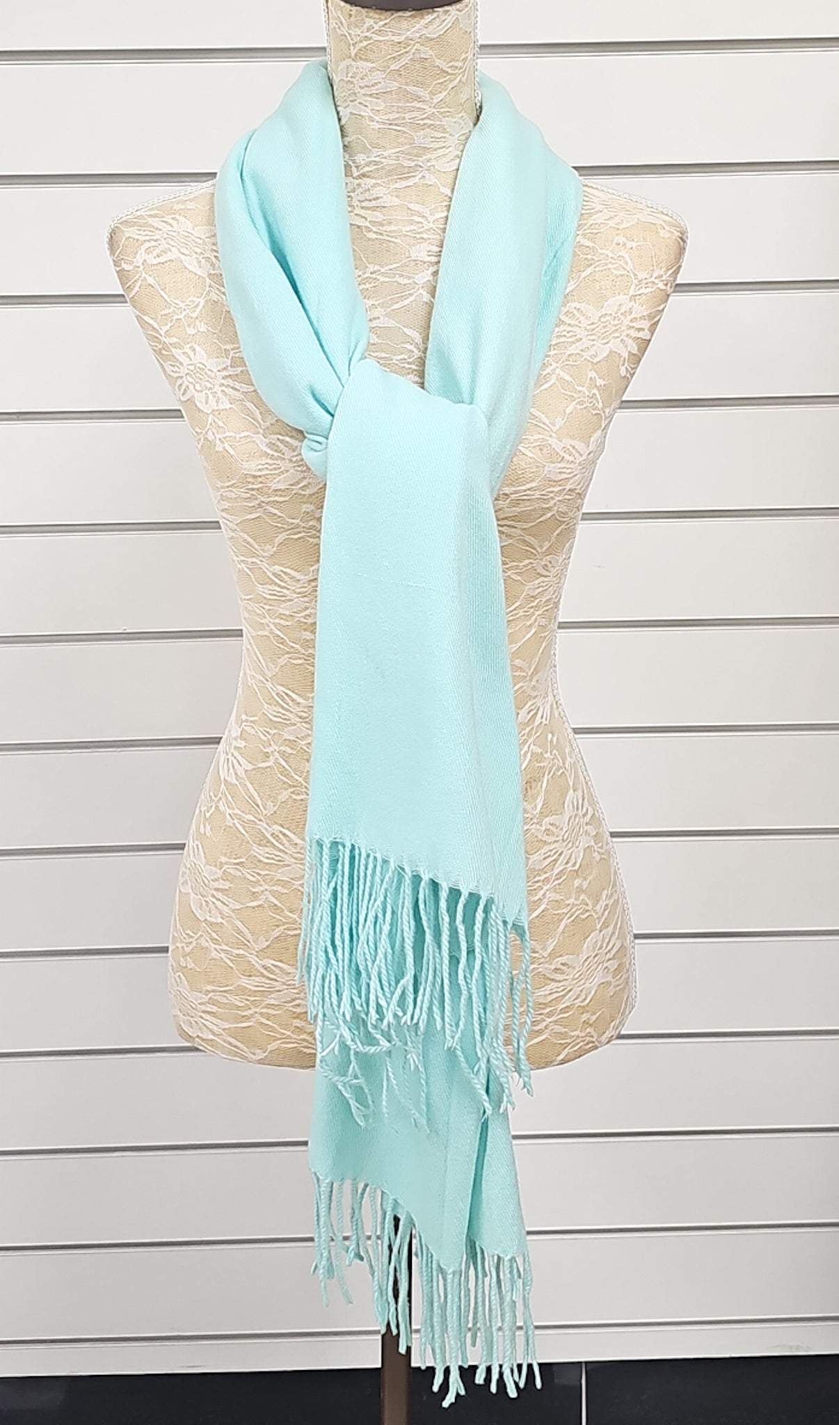 Mint Green Soft Feel Pashmina Scarf