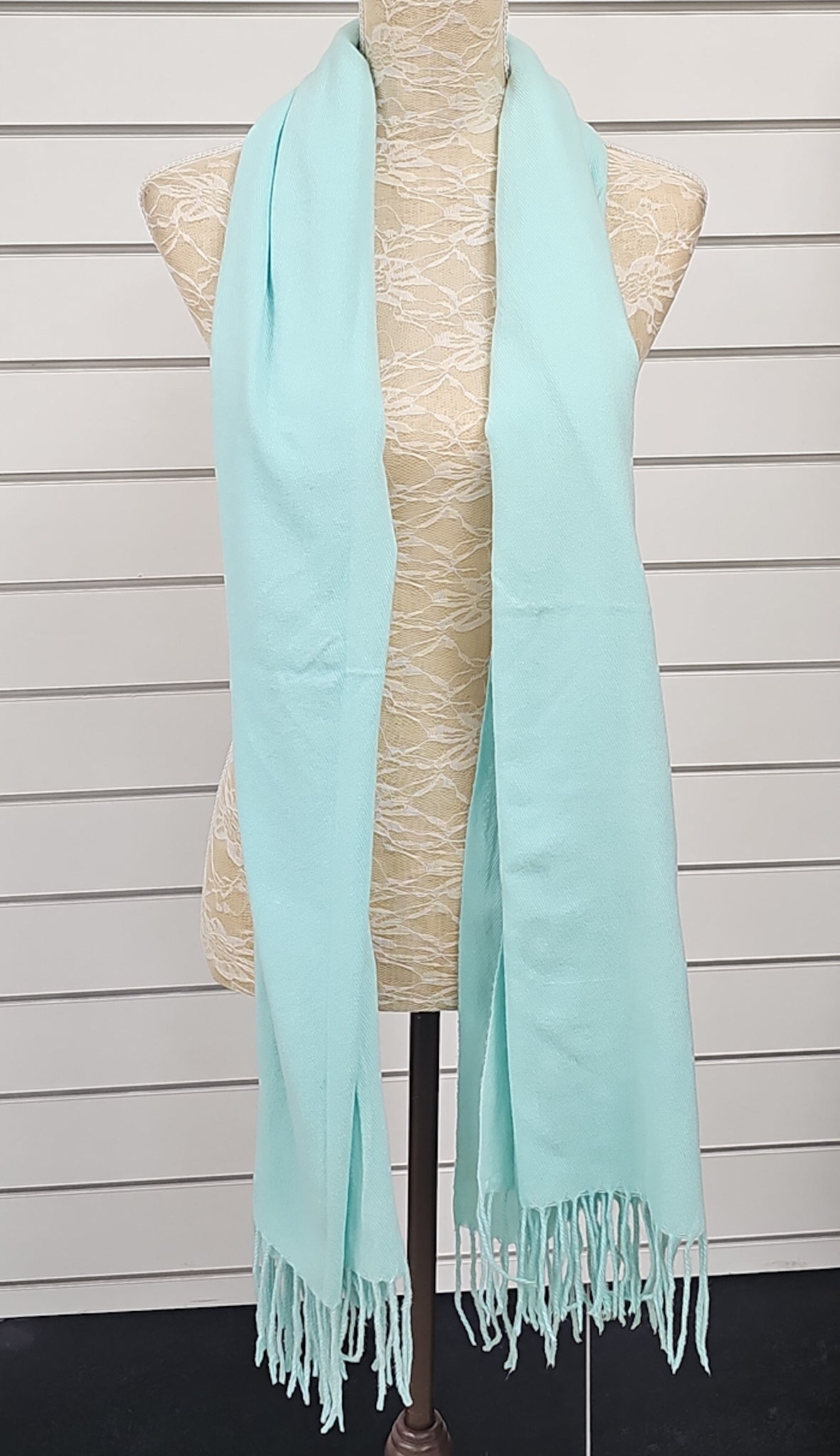 Mint Green Soft Feel Pashmina Scarf