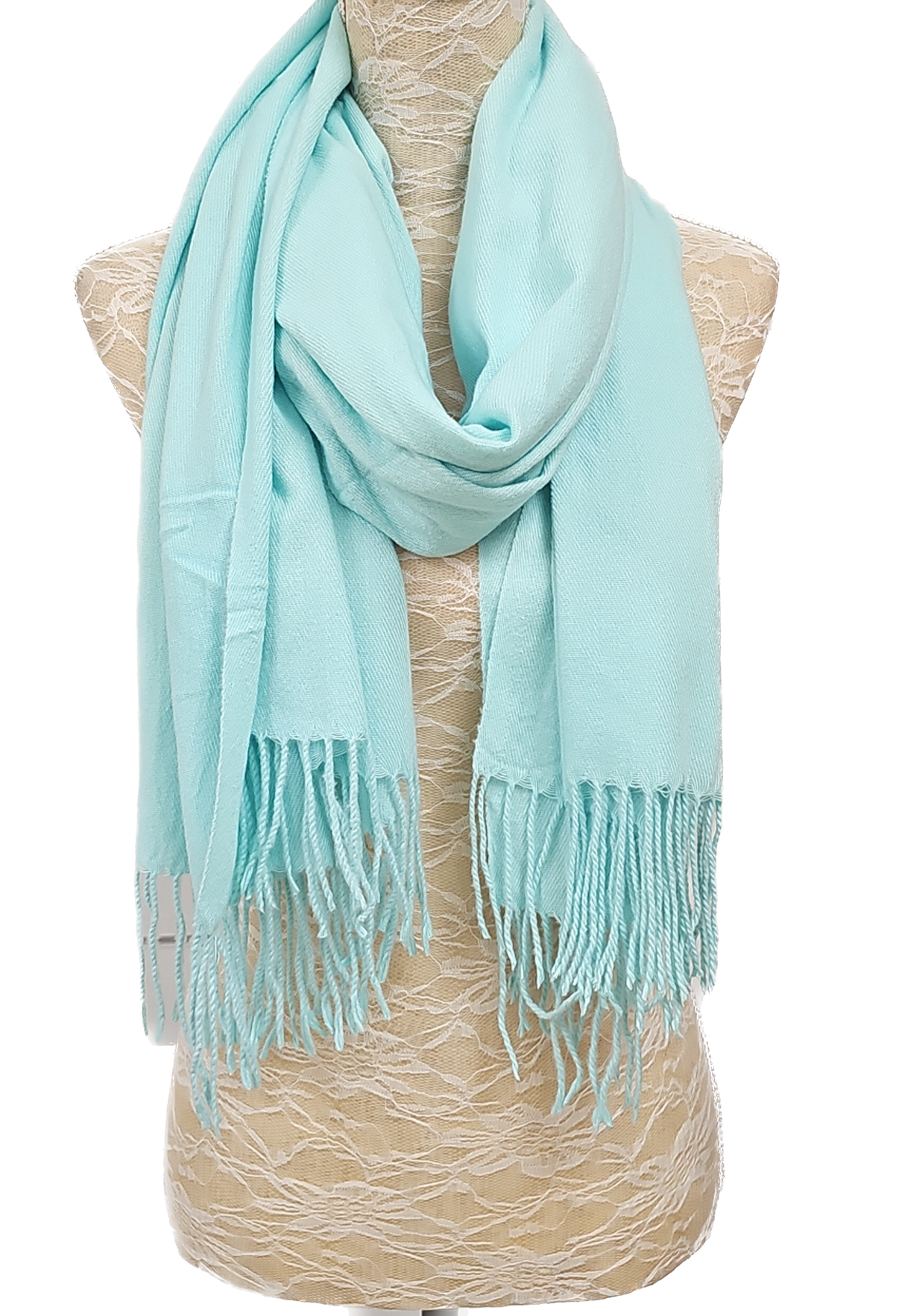 Mint Green Soft Feel Pashmina Scarf