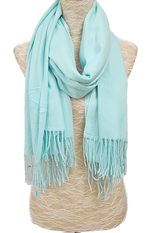 Mint Green Soft Feel Pashmina Scarf