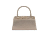 Mini Gold Diamante Tote Handbag