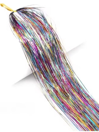 Dream Goddess Synthetic Glitter Hair Tinsel Multi 1 Pack