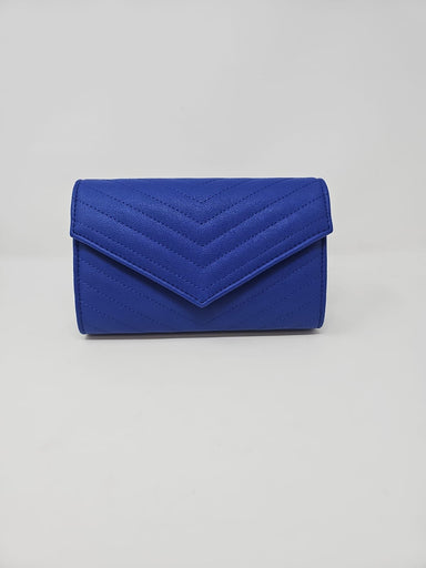 Royal Blue Quilted Handbag
