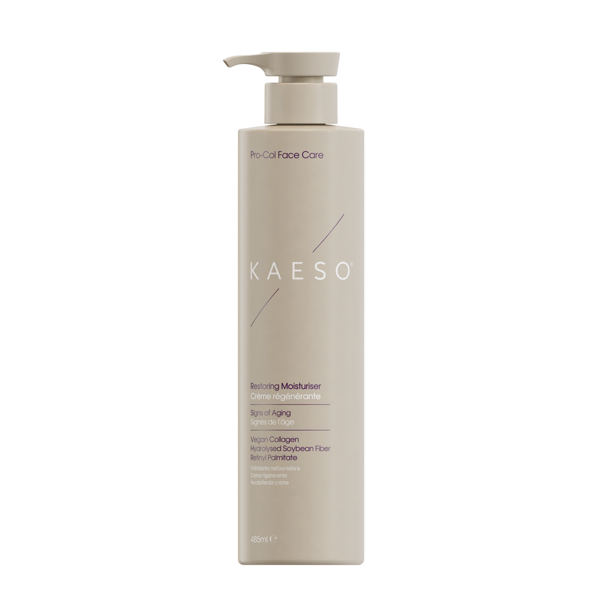 Kaeso Pro Col Face Care Restoring Moisturiser 495ml