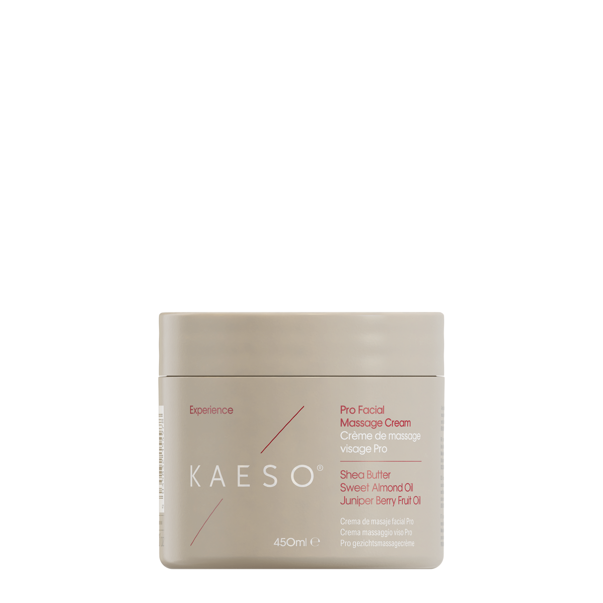 Kaeso Experience Pro Facial Massage Cream 450ml