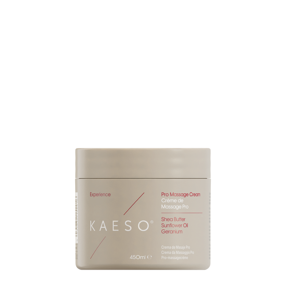 Kaeso Experience Pro Massage Cream 450ml