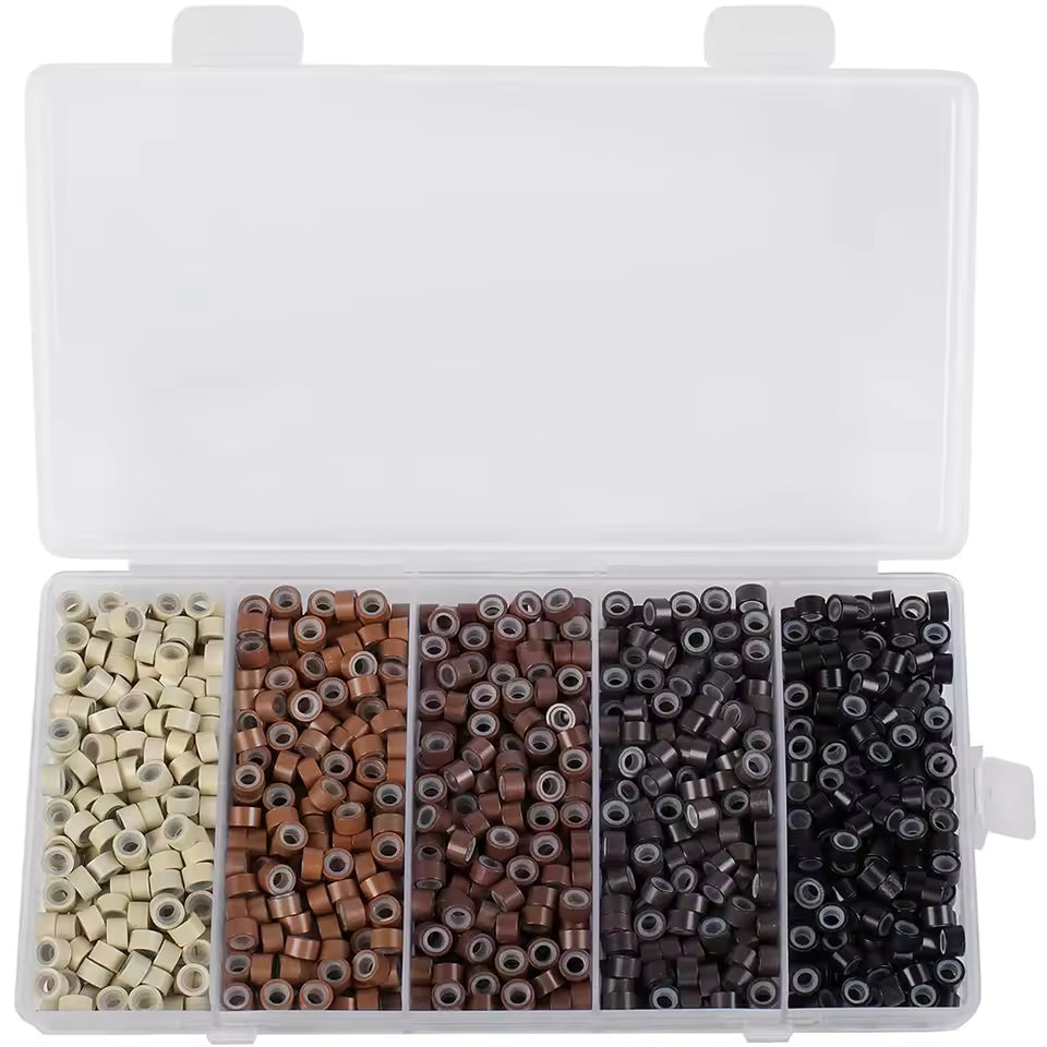 Dream Goddess Hair Micro Rings Silicone Lined Mixed Pack 1000pcs