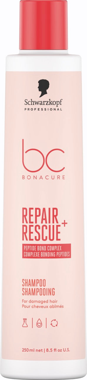 Schwarzkopf Bonacure Repair Rescue+ Shampoo Peptide Bond Complex 250ml