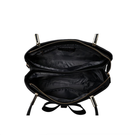 Brown 'G' Large Tote Bow Handbag