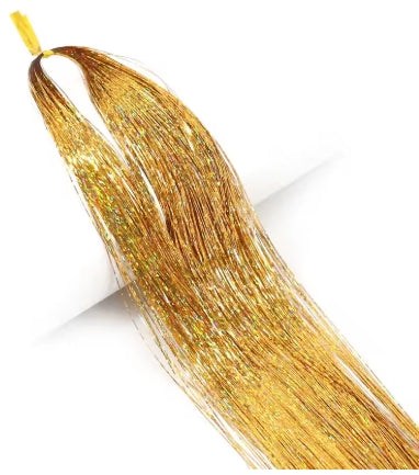Dream Goddess Hair Synthetic Hair Tinsel GOLD