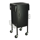 Black Knight Metal Lockable 5 Tray Hairdressing Trolley