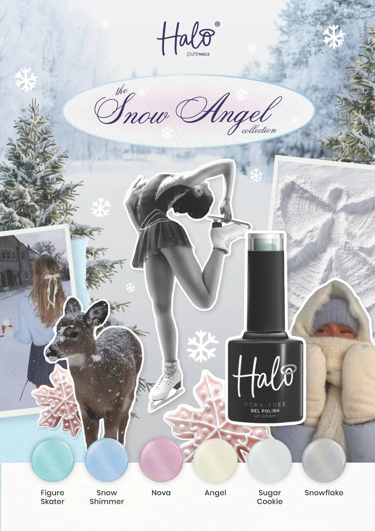 Halo Gel Polish Snow Angel Collection