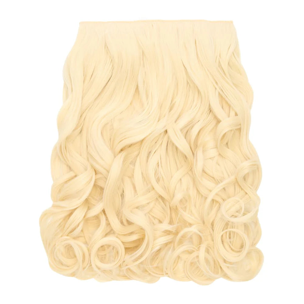 Stranded 20" Heat Resistant Curly Clip In Hair Extensions
