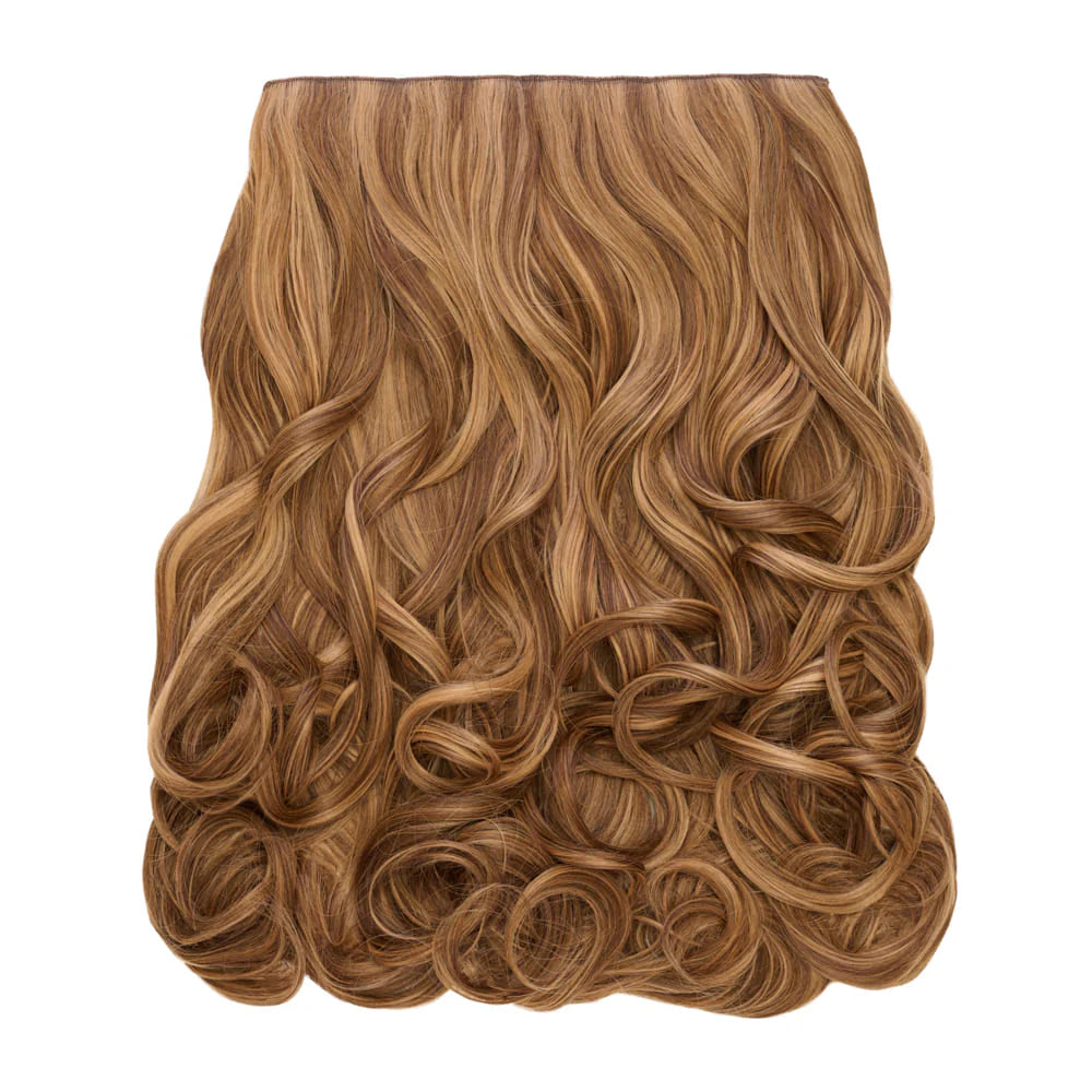 Stranded 20" Heat Resistant Curly Clip In Hair Extensions
