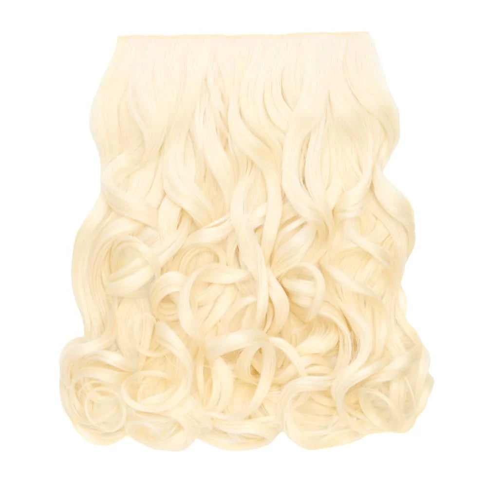 Stranded 20" Heat Resistant Curly Clip In Hair Extensions