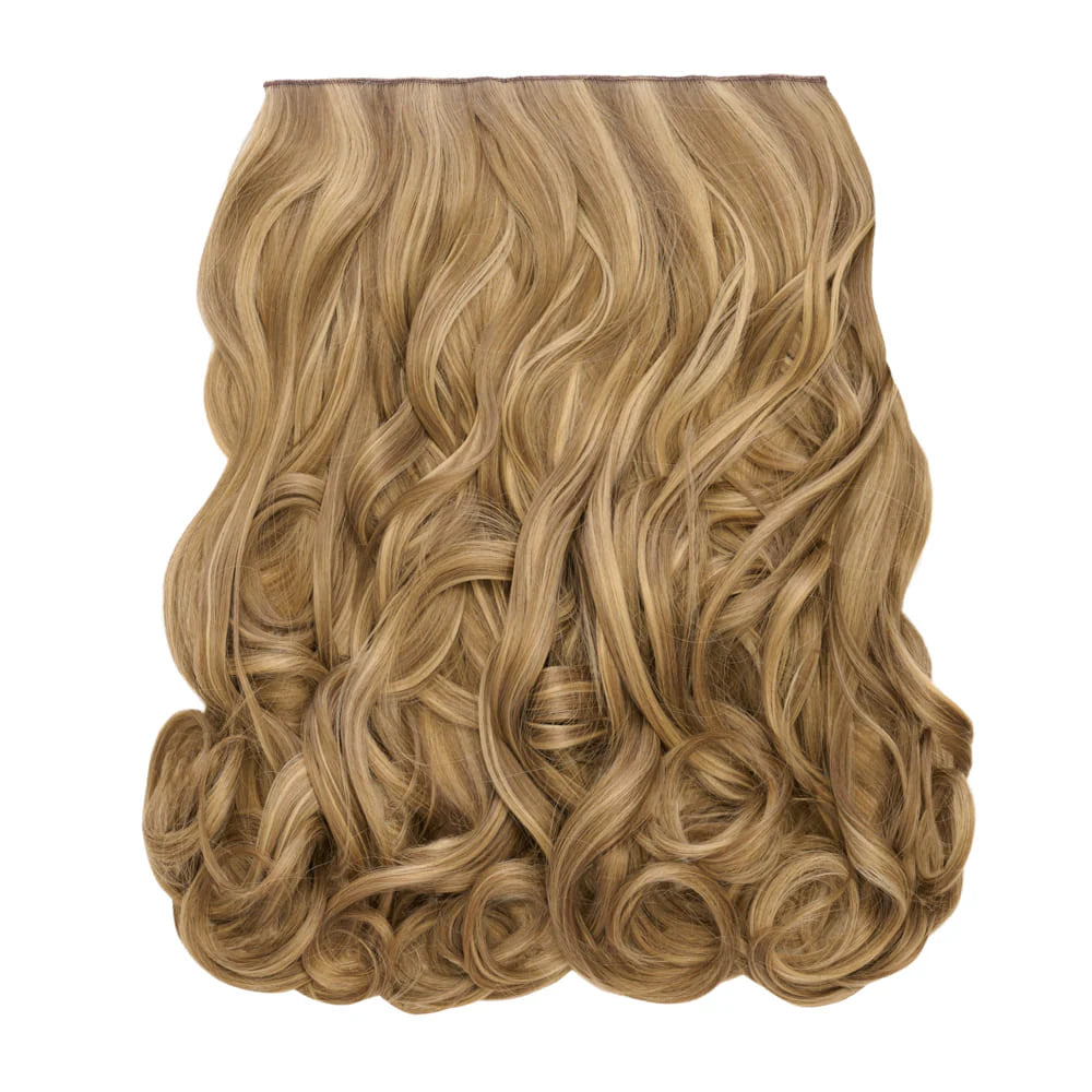 Stranded 20" Heat Resistant Curly Clip In Hair Extensions