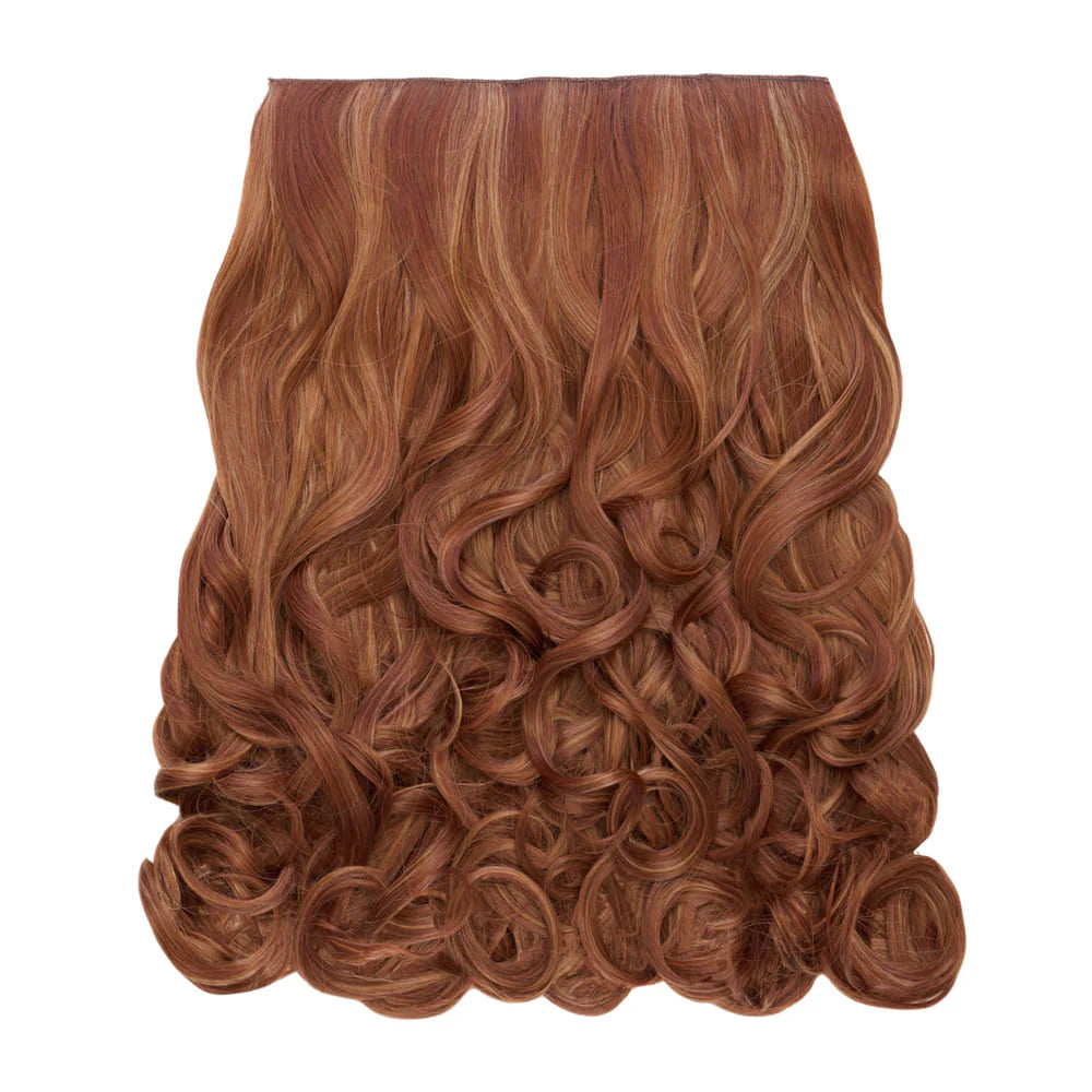 Stranded 20" Heat Resistant Curly Clip In Hair Extensions