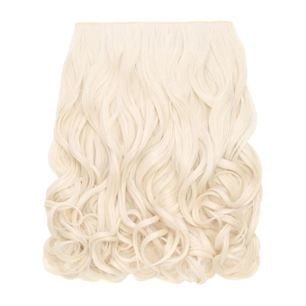 Stranded 20" Heat Resistant Curly Clip In Hair Extensions