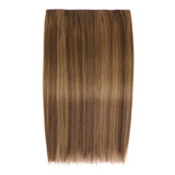 Stranded 18"/20" Heat Resistant Straight Clip In Hair Extension