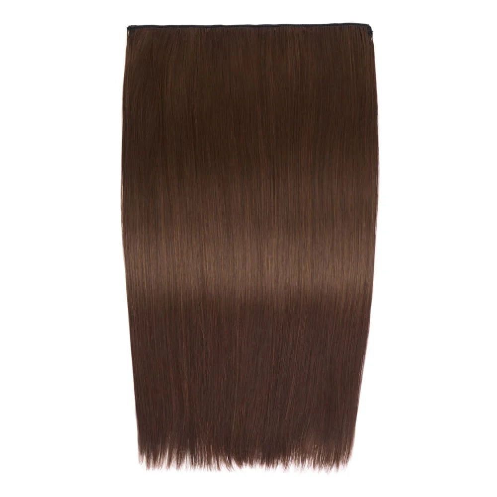 Stranded 18"/20" Heat Resistant Straight Clip In Hair Extension