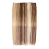 Stranded 18"/20" Heat Resistant Straight Clip In Hair Extension