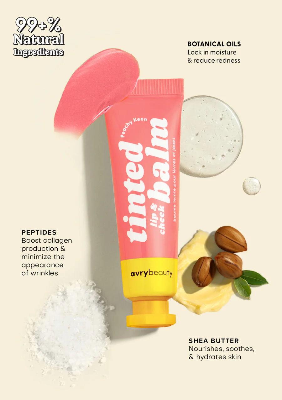 Avry Beauty Lip & Cheek Tinted Balm Peachy Keen