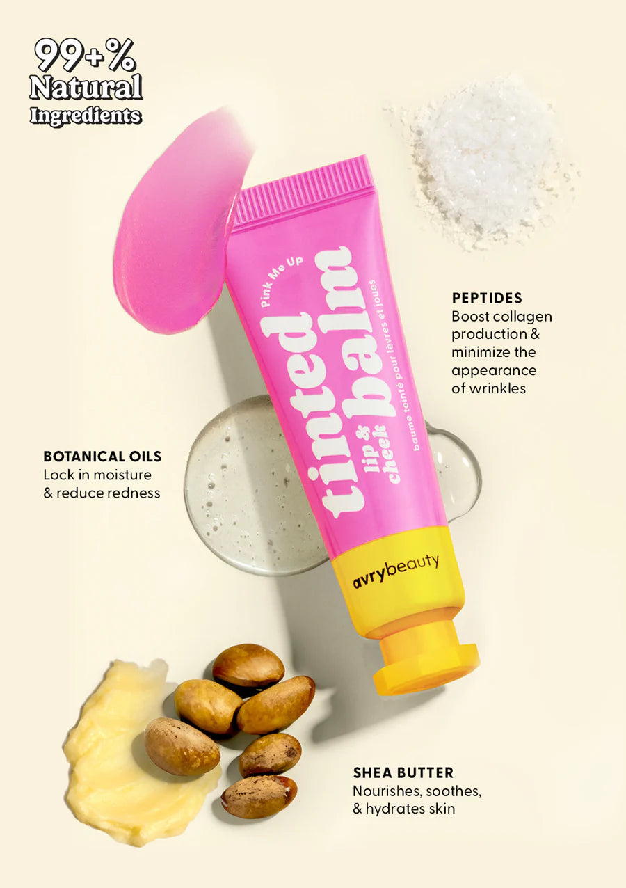 Avry Beauty Lip & Cheek Tinted Balm Pink Me Up
