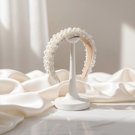 Athena Collection Enchanted Pearl Bridal Headband