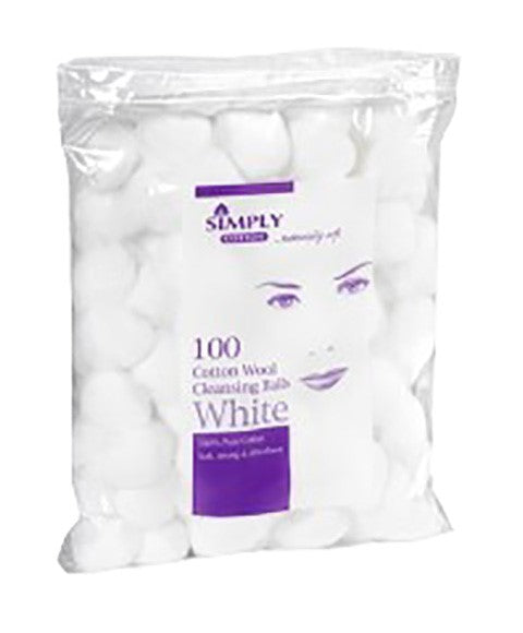 Simply Cotton-Cotton Wool Balls (100)