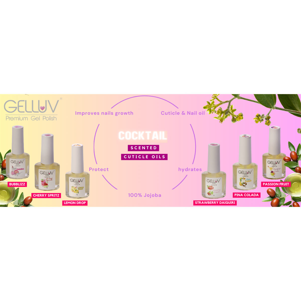 Gelluv Jojoba Cuticle Oil 5g