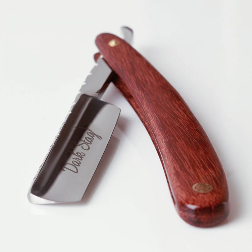 Dark Stag Wood Cut Throat Razor