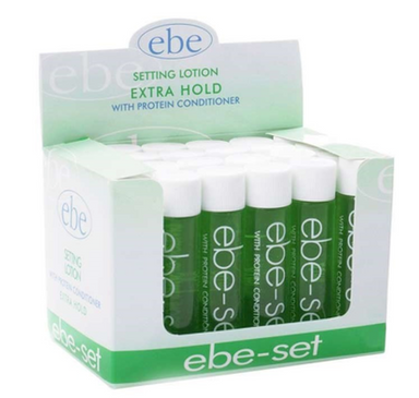 Ebe Setting Lotion with Protein Conditioner Extra Hold (Green) Box Of 24