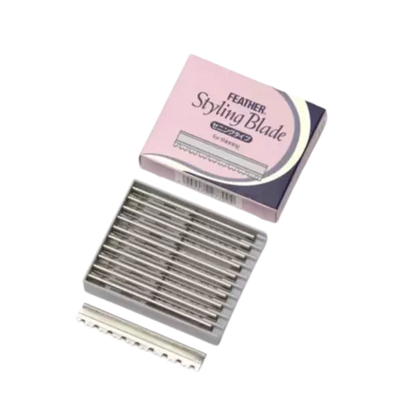 Feather Styling Blades for Thinning 10 Pack