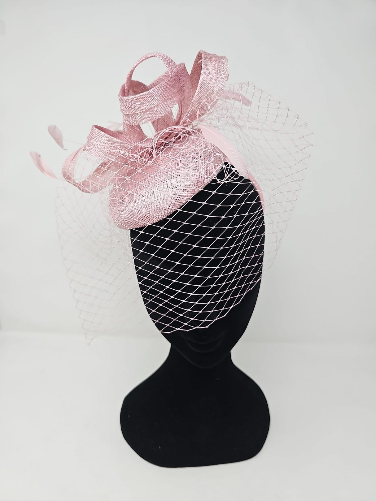 Rose Veil Net Looped Hairband Fascinator