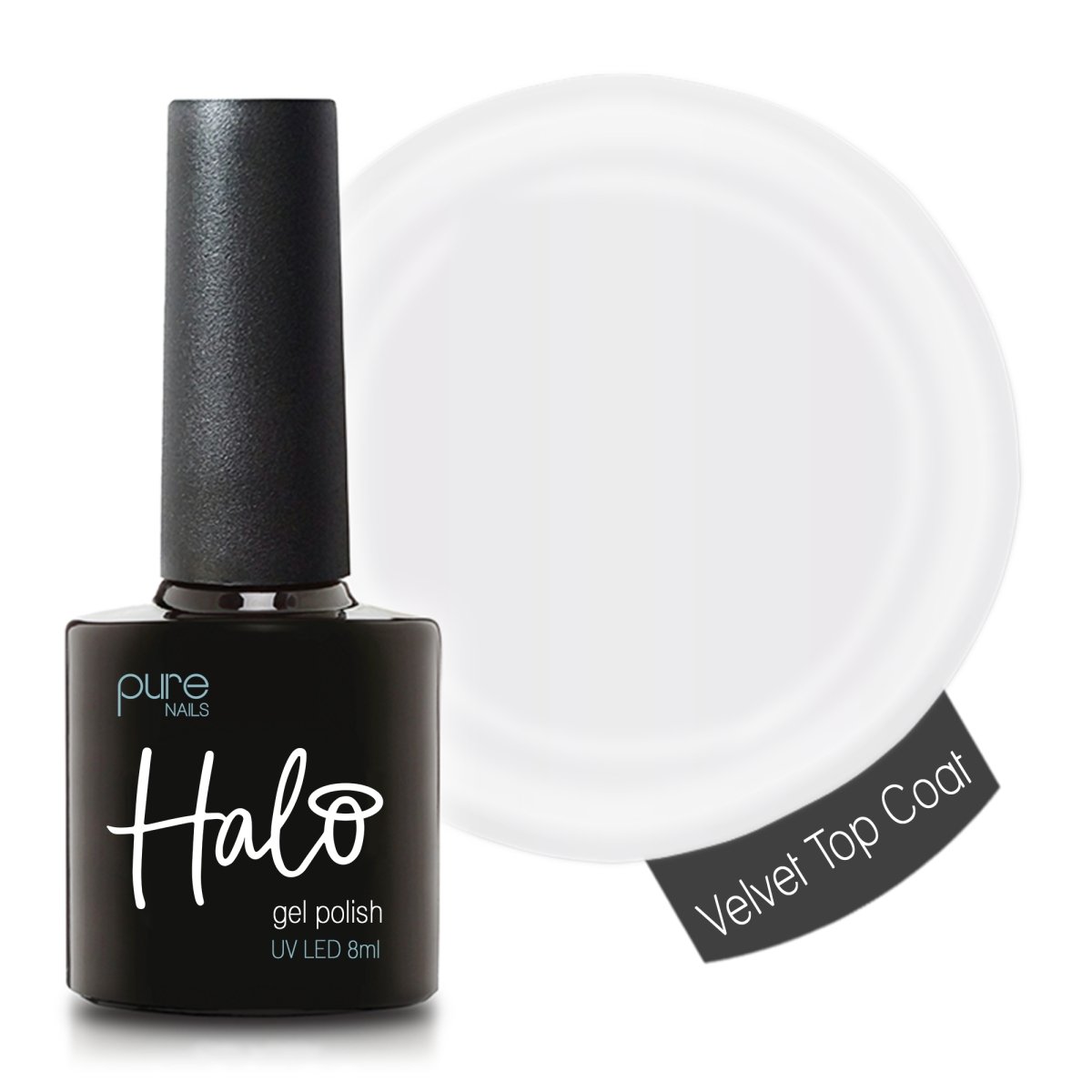 Halo Velvet Top Coat 8ml**