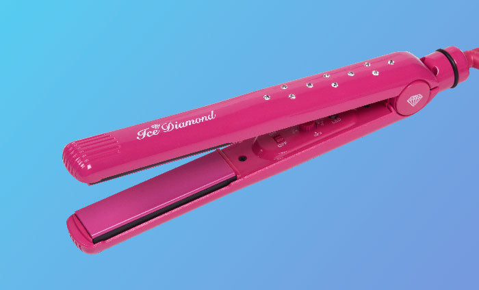 Ice Diamond Professional Hair Straightener Styler Pink
