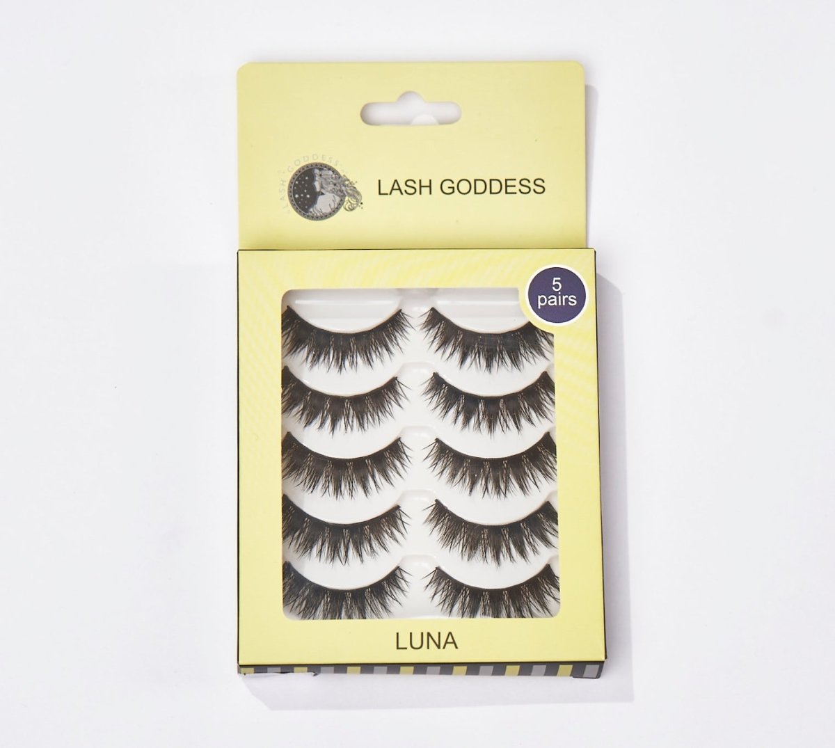 Lash Goddess Volume Strip Eyelashes LUNA 5 Pack - Franklins