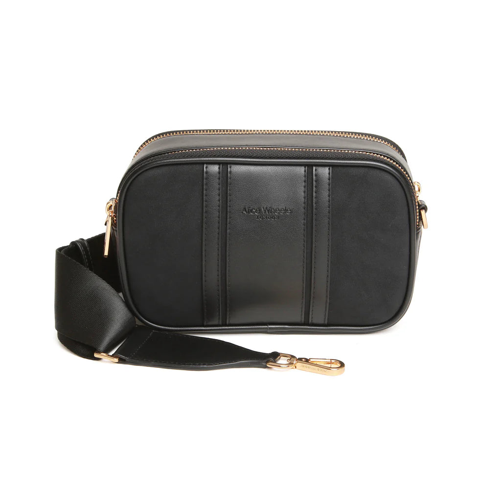 Alice Wheeler London Madrid Crossbody Bag Black